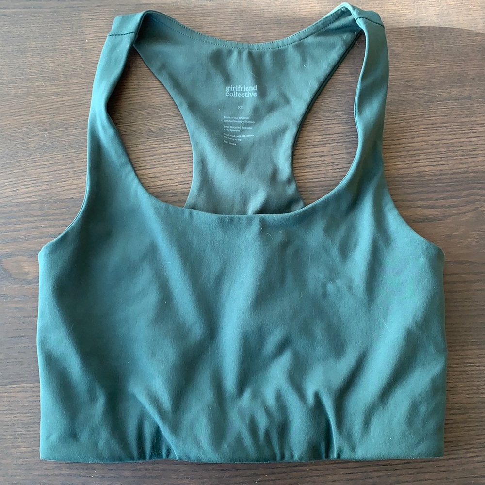 girlfriend paloma bra XS moss